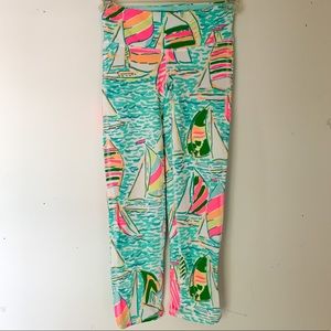 Lilly Pulitzer U Gotta Regatta Luxletic pants